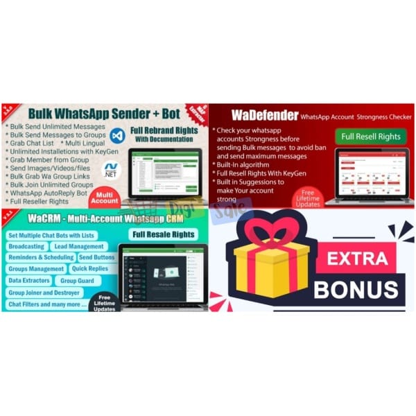🎁 3 Premium WhatsApp Tools  🚀