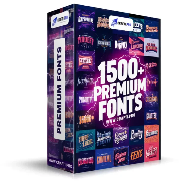 🖋️ 1500+ Professional Mega Font Bundle – Elevate Your Designs! 🎨